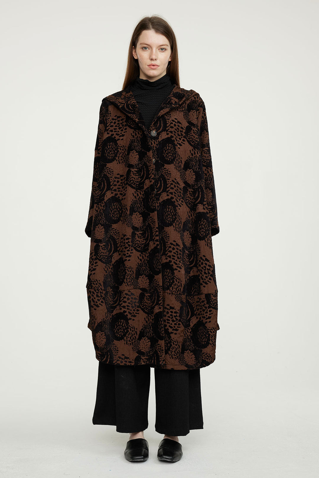 Manteau long décontracté Meredith Cashew