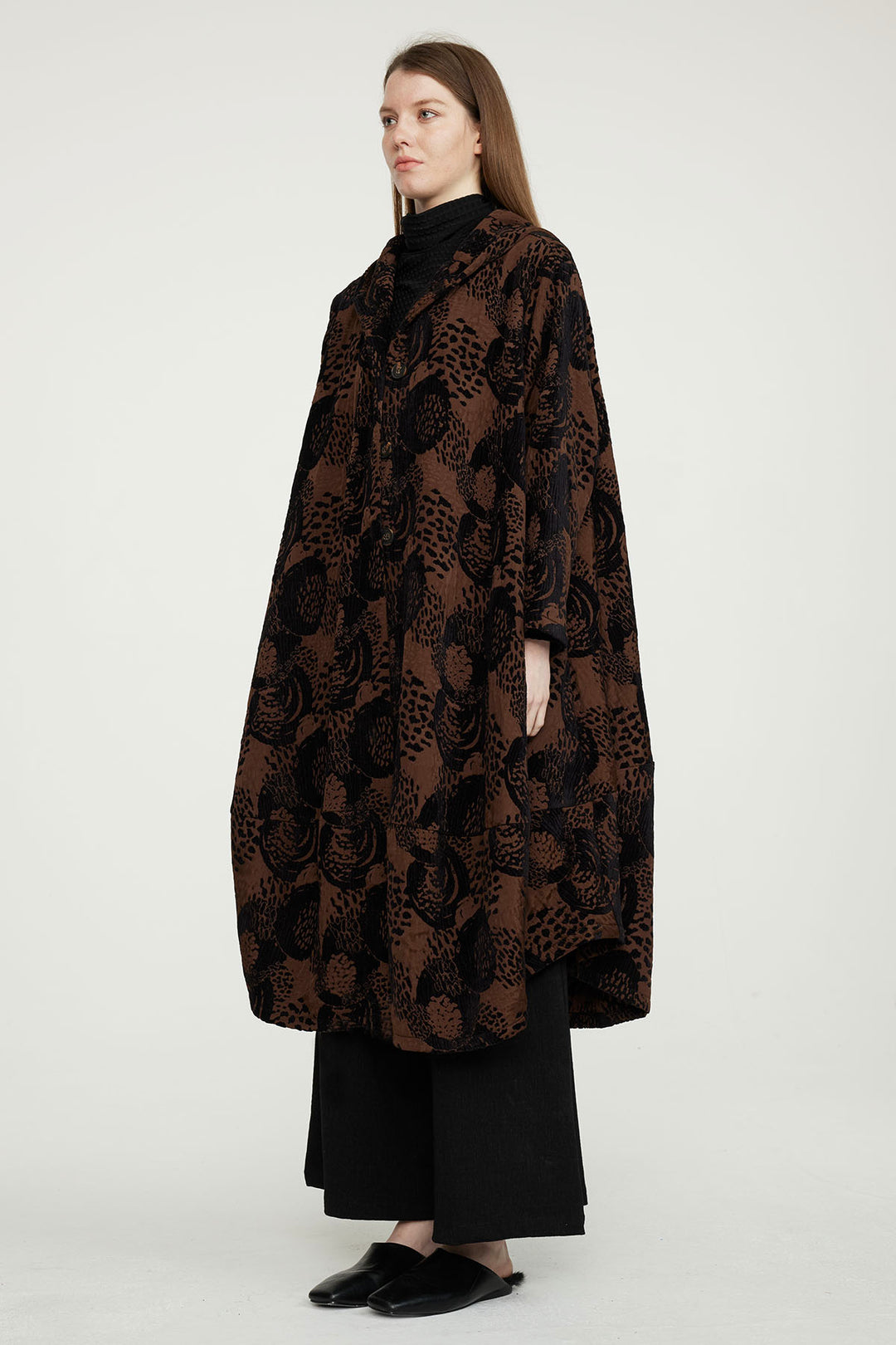 Manteau long décontracté Meredith Cashew