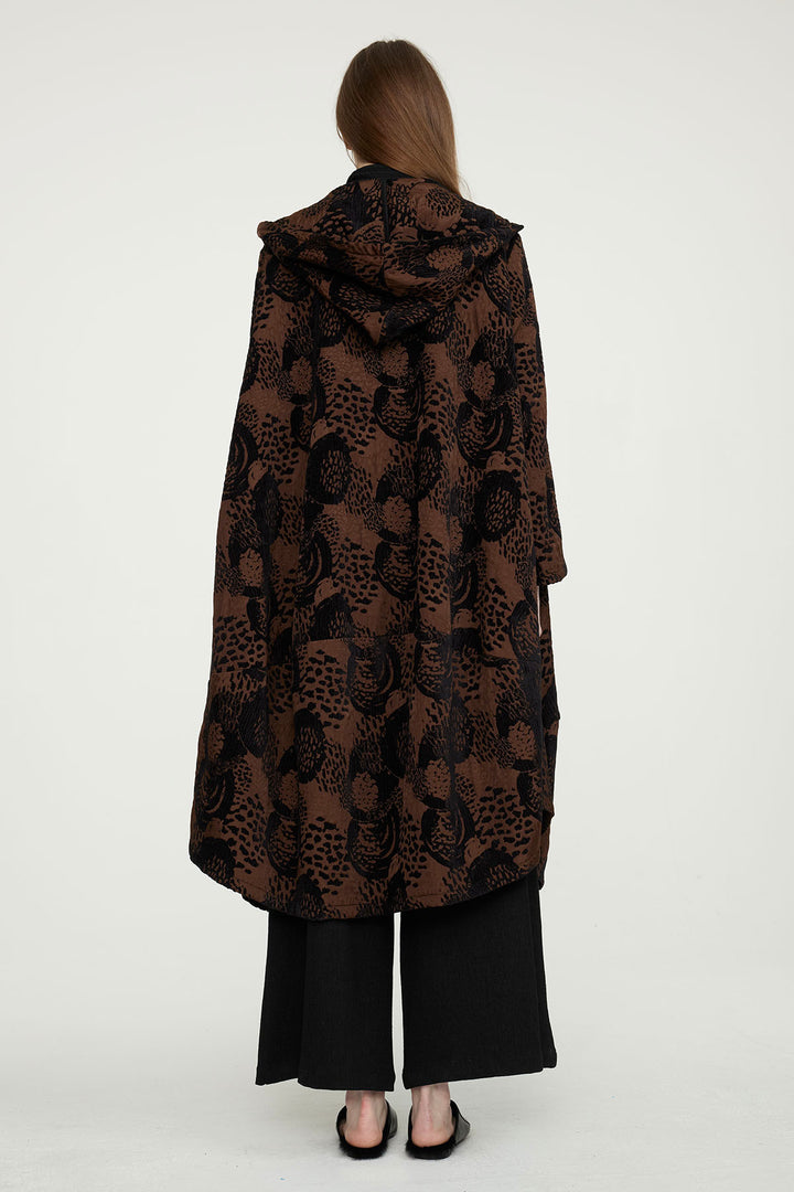 Manteau long décontracté Meredith Cashew