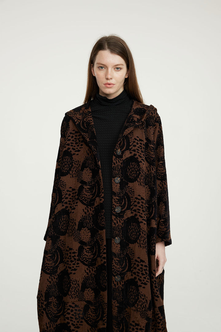 Manteau long décontracté Meredith Cashew