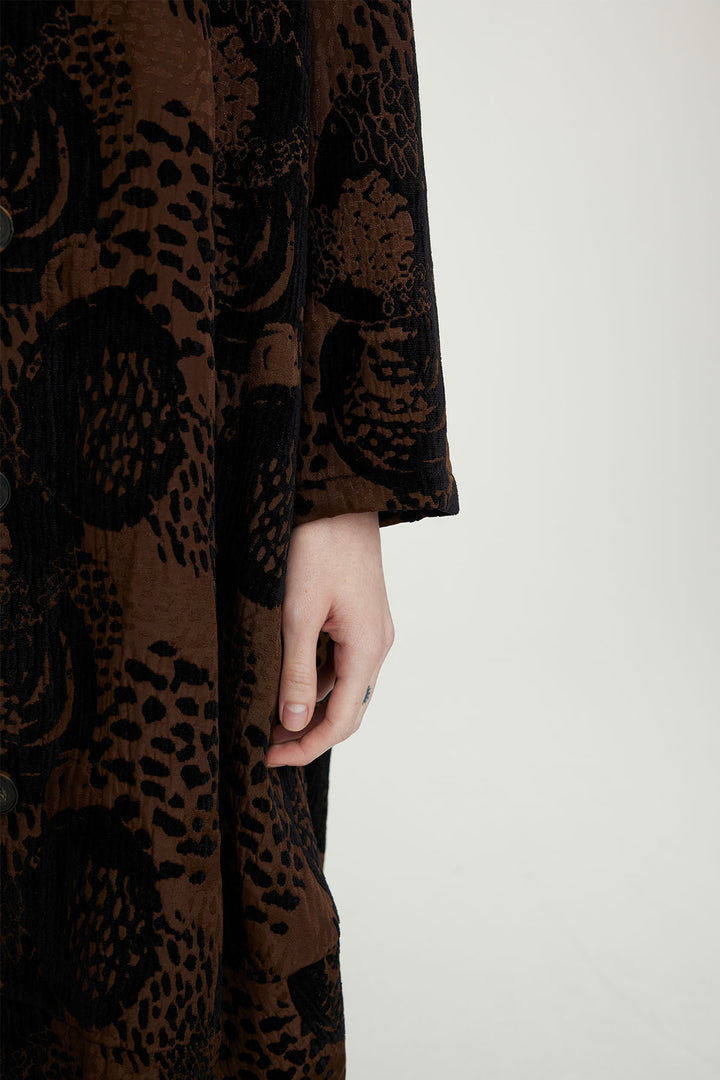 Manteau long décontracté Meredith Cashew