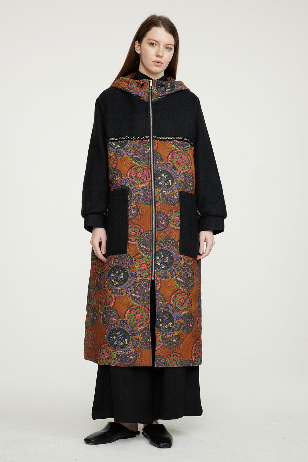 Castalia Retro Lässiger Baumwollmantel