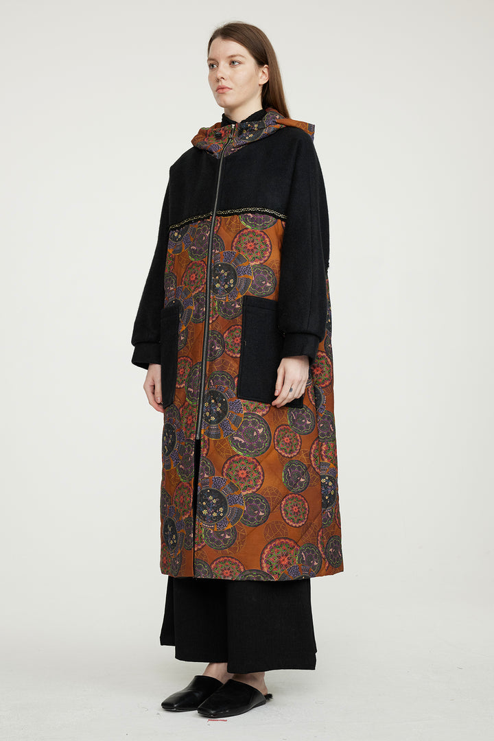 Castalia Retro Lässiger Baumwollmantel