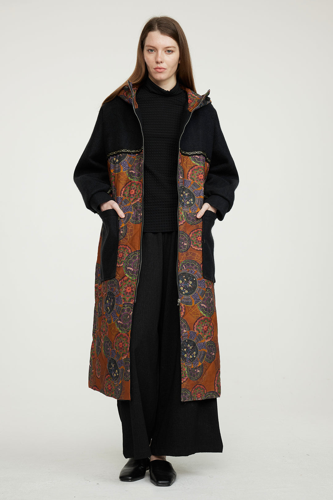 Castalia Retro Lässiger Baumwollmantel