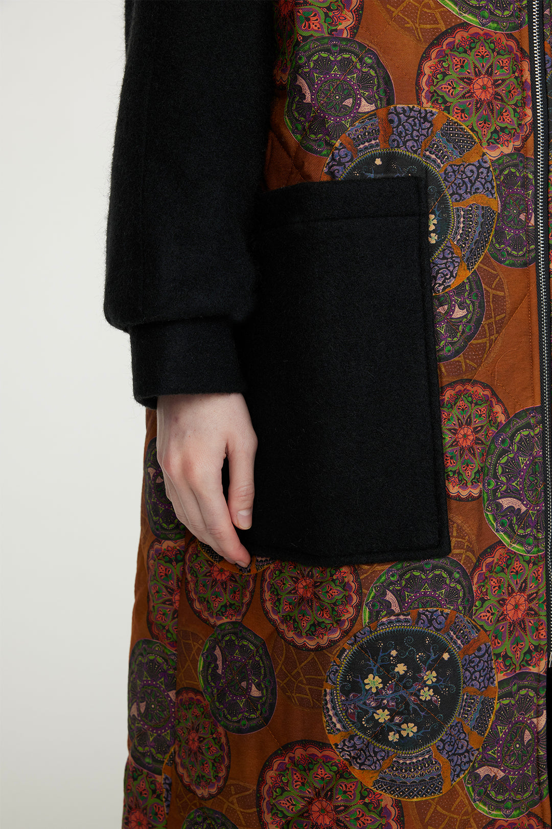 Castalia Retro Lässiger Baumwollmantel