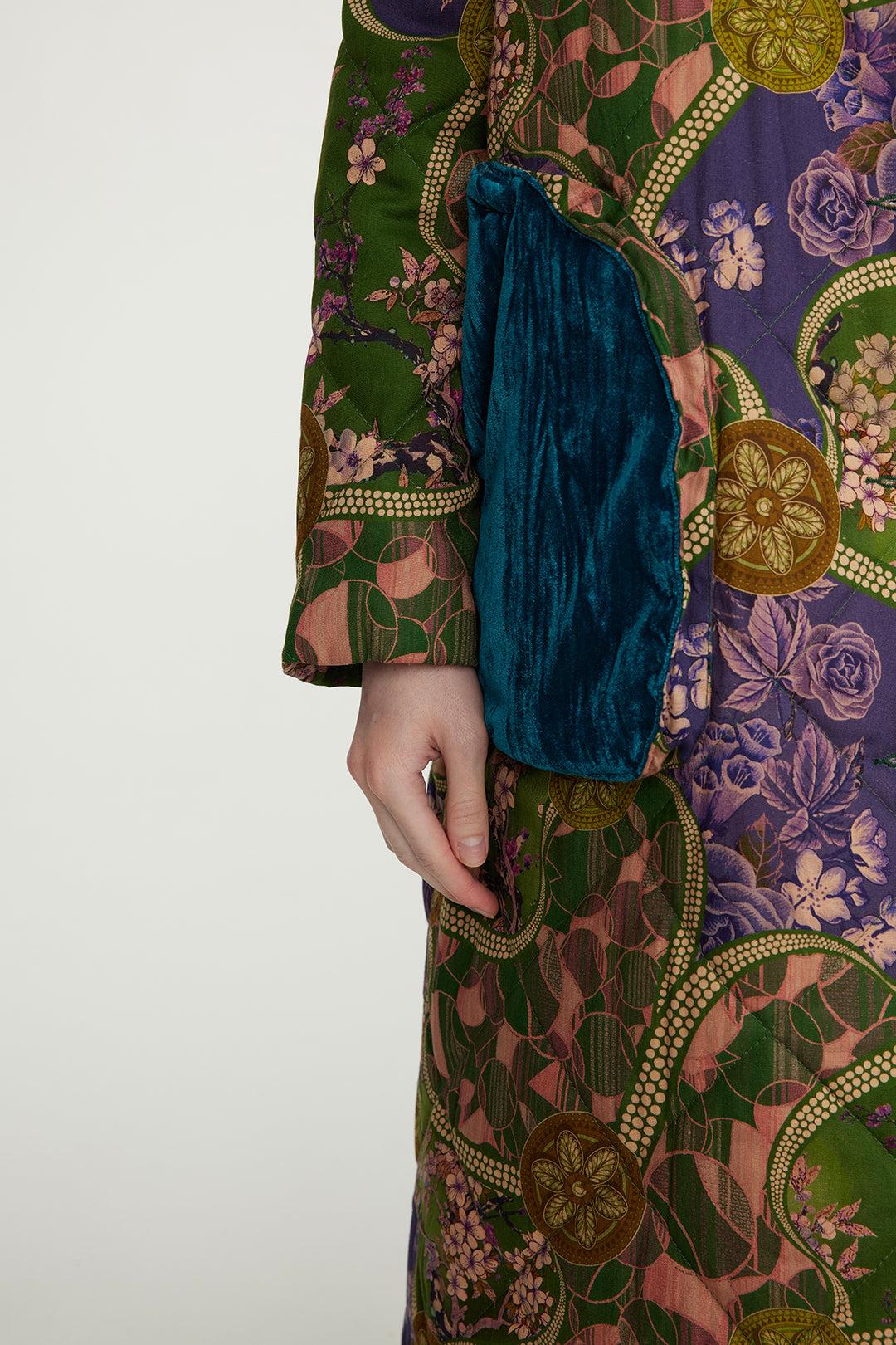 Ellery Retro-Samtspleiß-Baumwollmantel