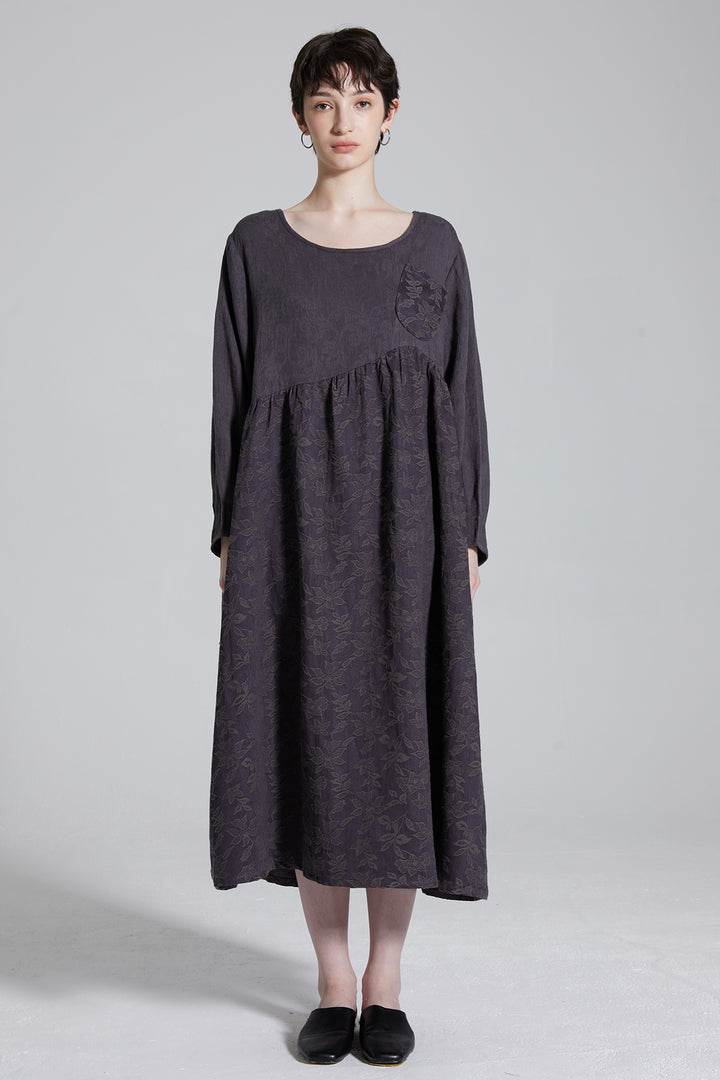 Octavia Jacquard Maxi Dress