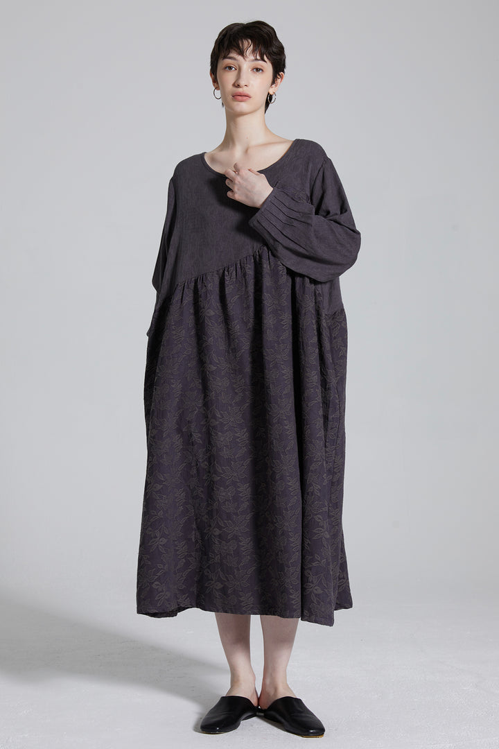 Octavia Jacquard Maxi Dress