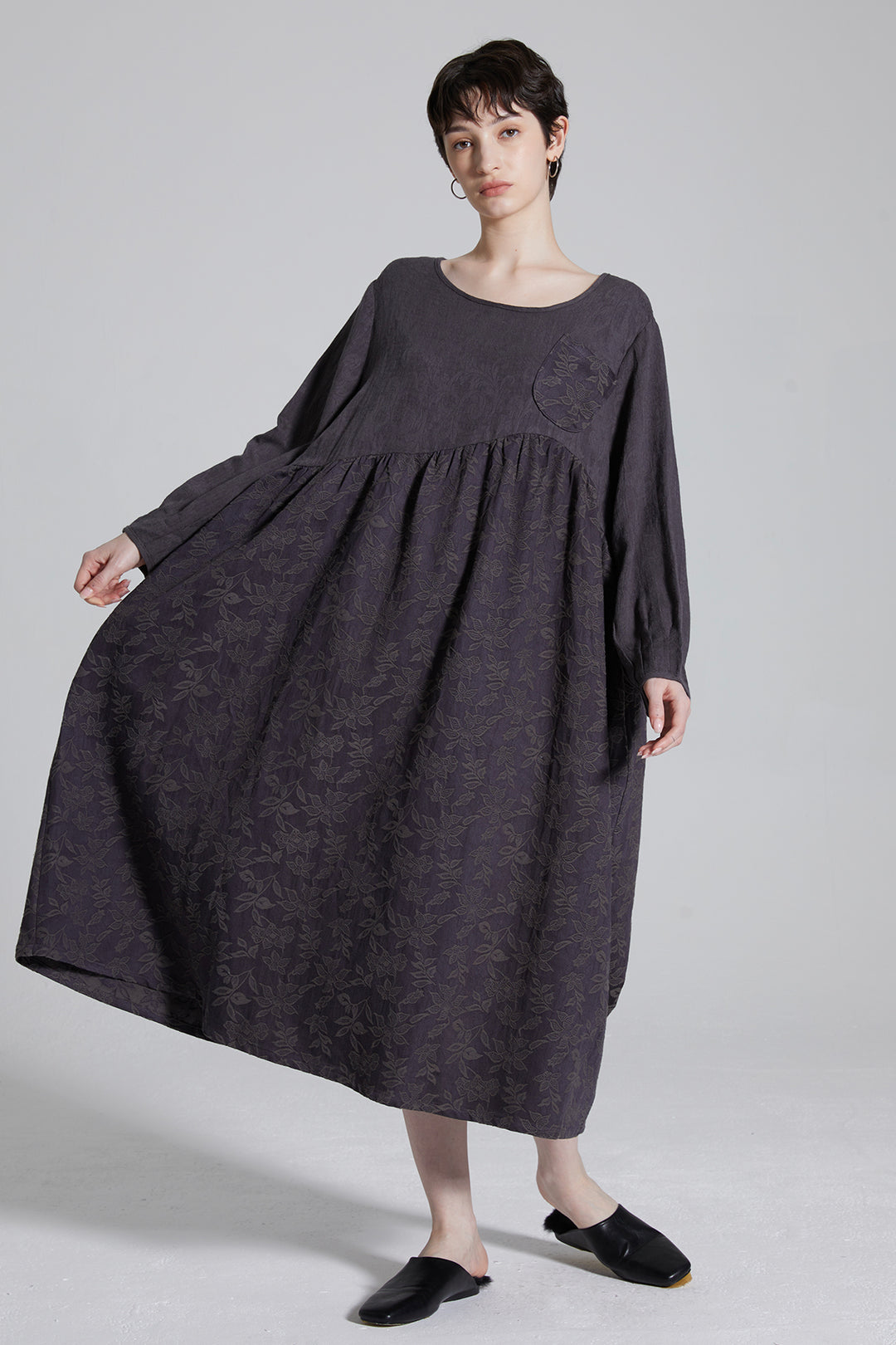 Octavia Jacquard Maxi Dress