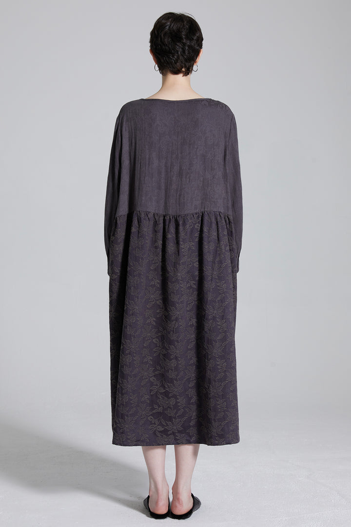 Octavia Jacquard Maxi Dress