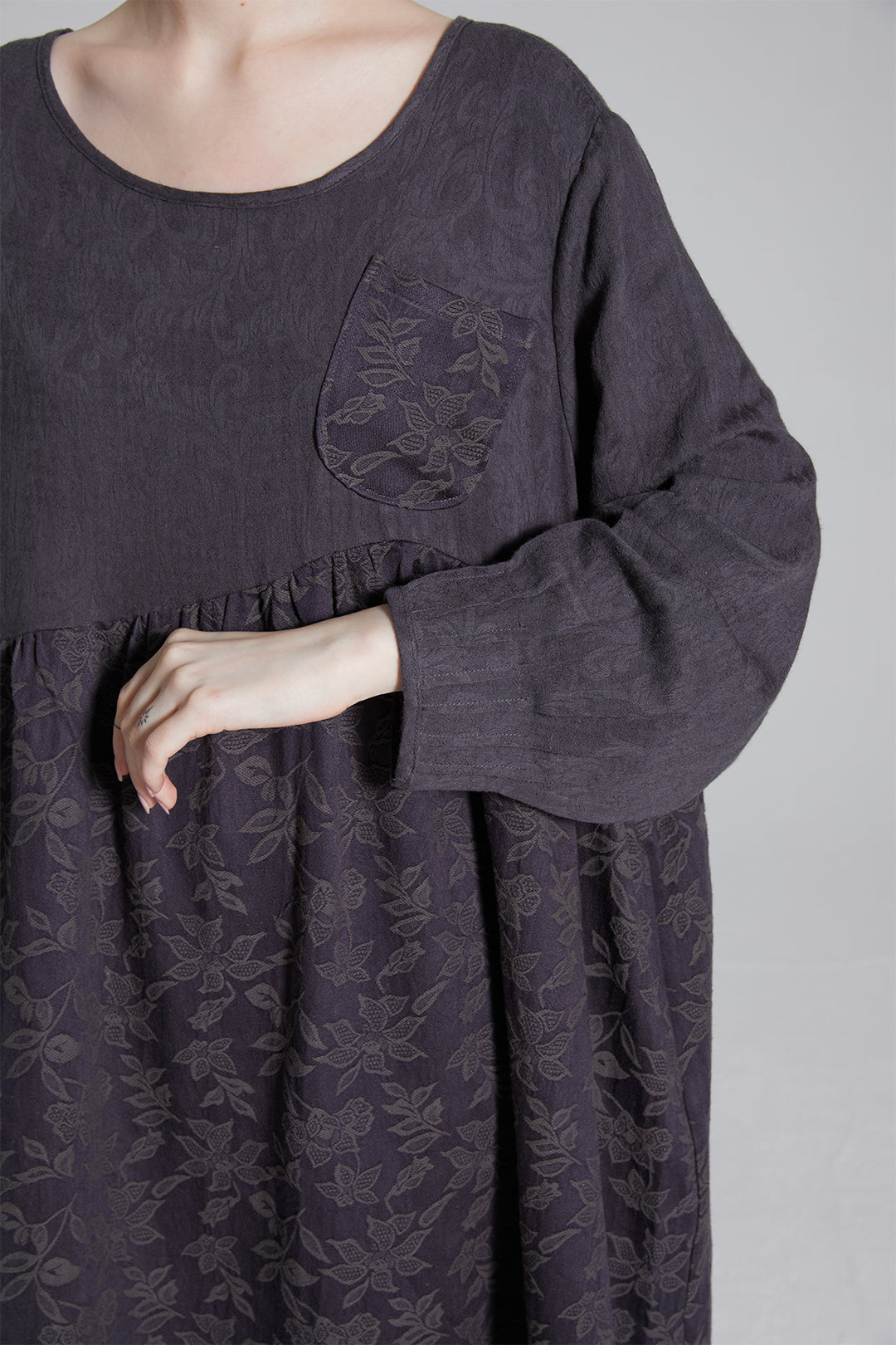 Octavia Jacquard Maxi Dress