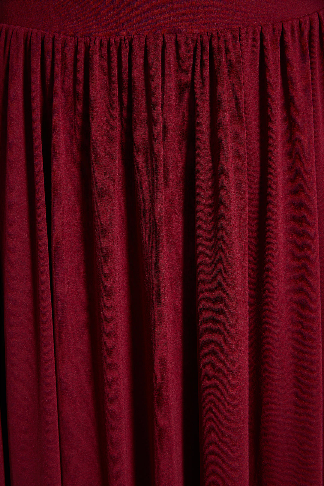 Alex Pleated Solid Long Sleeve Maxi Dress