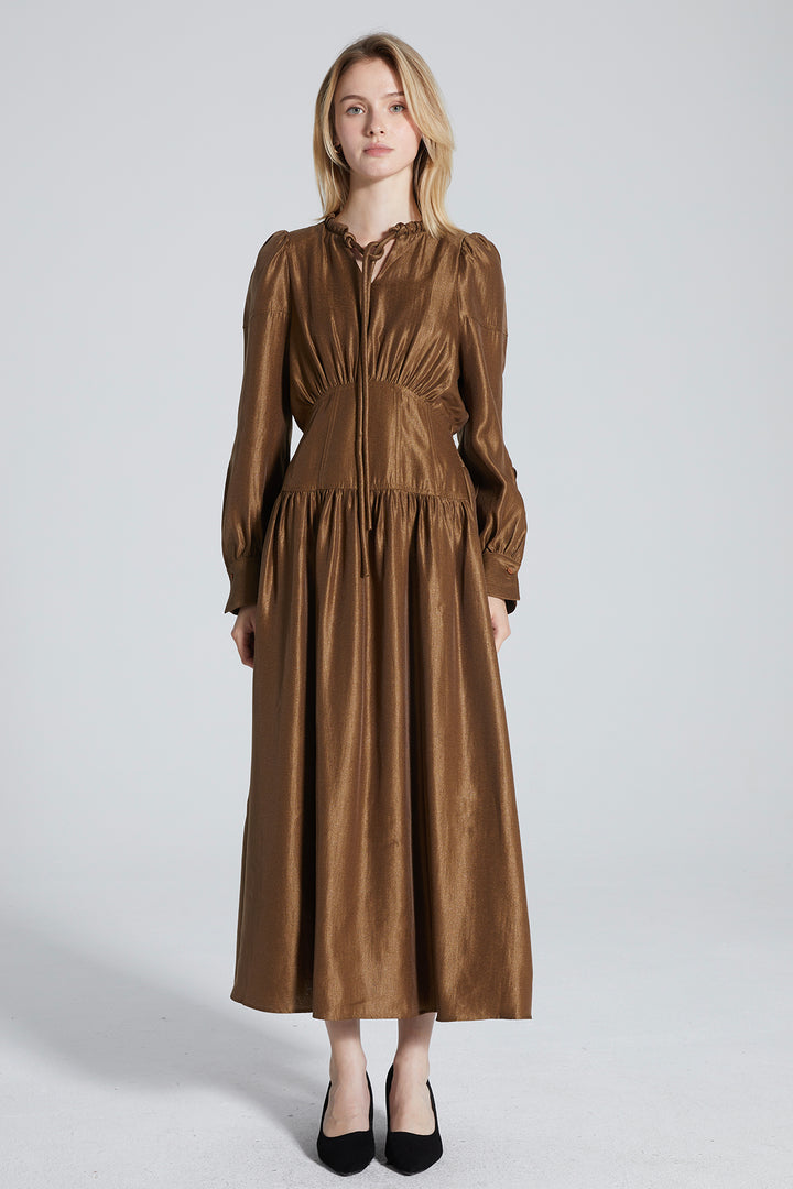 Phoebe Long Sleeve Elegant Dress