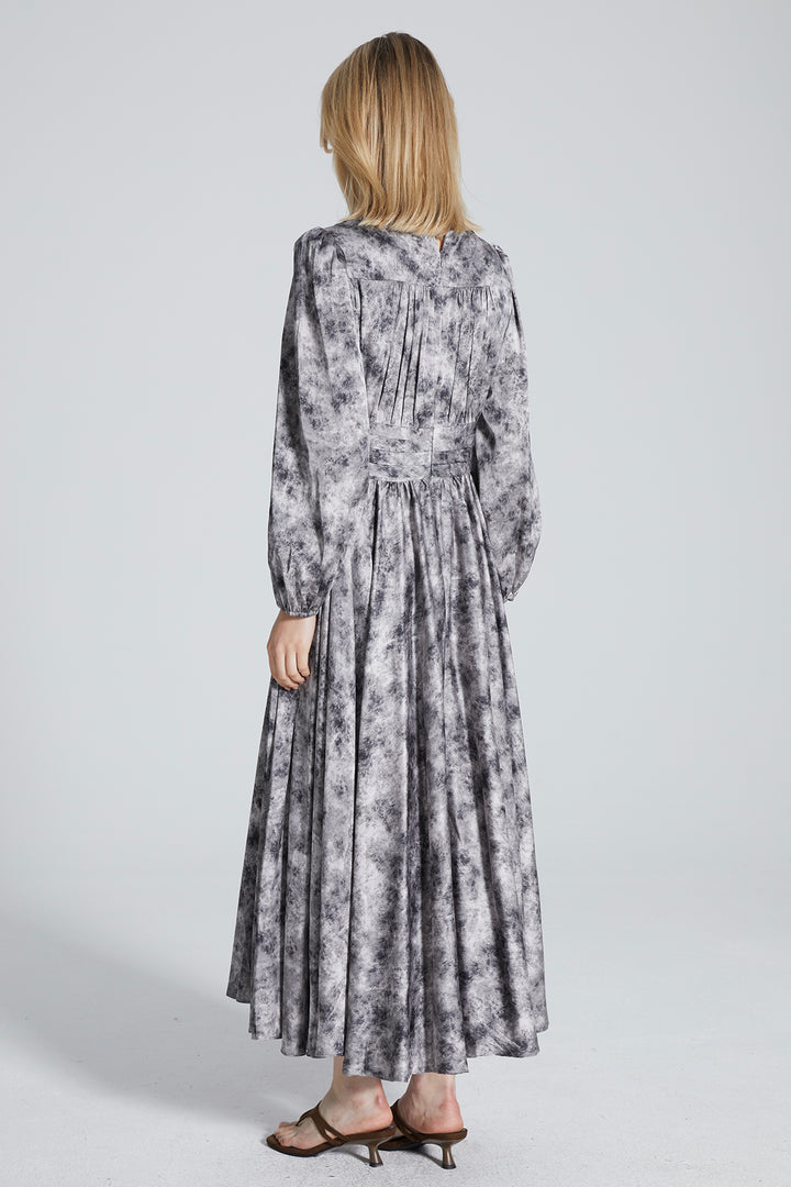 Gabbi Tie-Dye V-Neck Maxi Dress