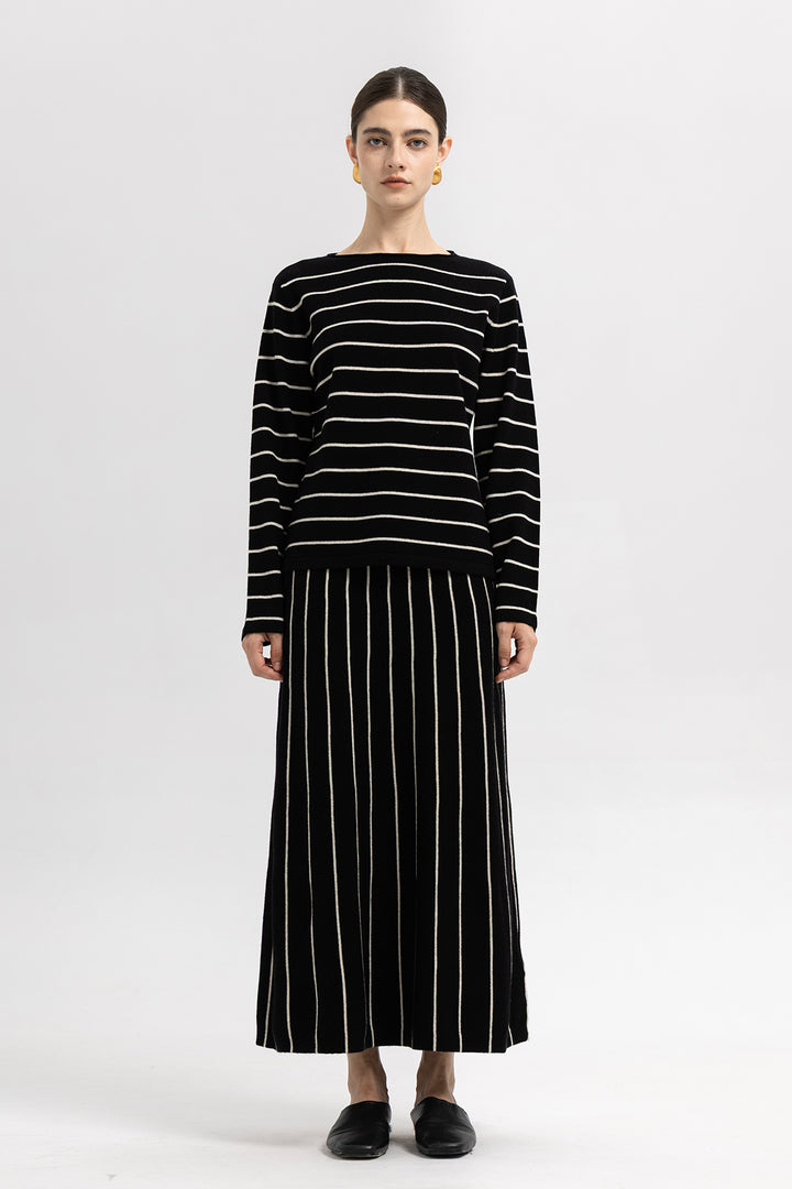 Alba Classic Stripe Wool Set
