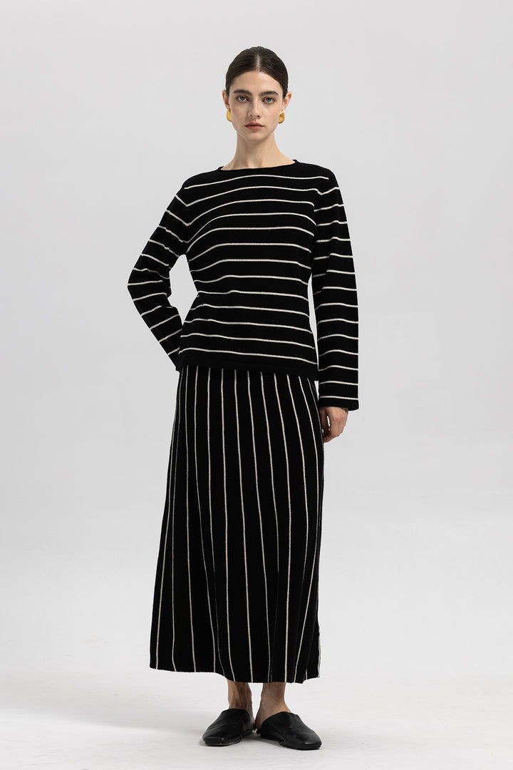 Alba Classic Stripe Wool Set