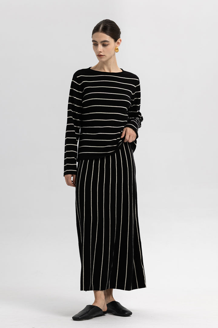 Alba Classic Stripe Wool Set