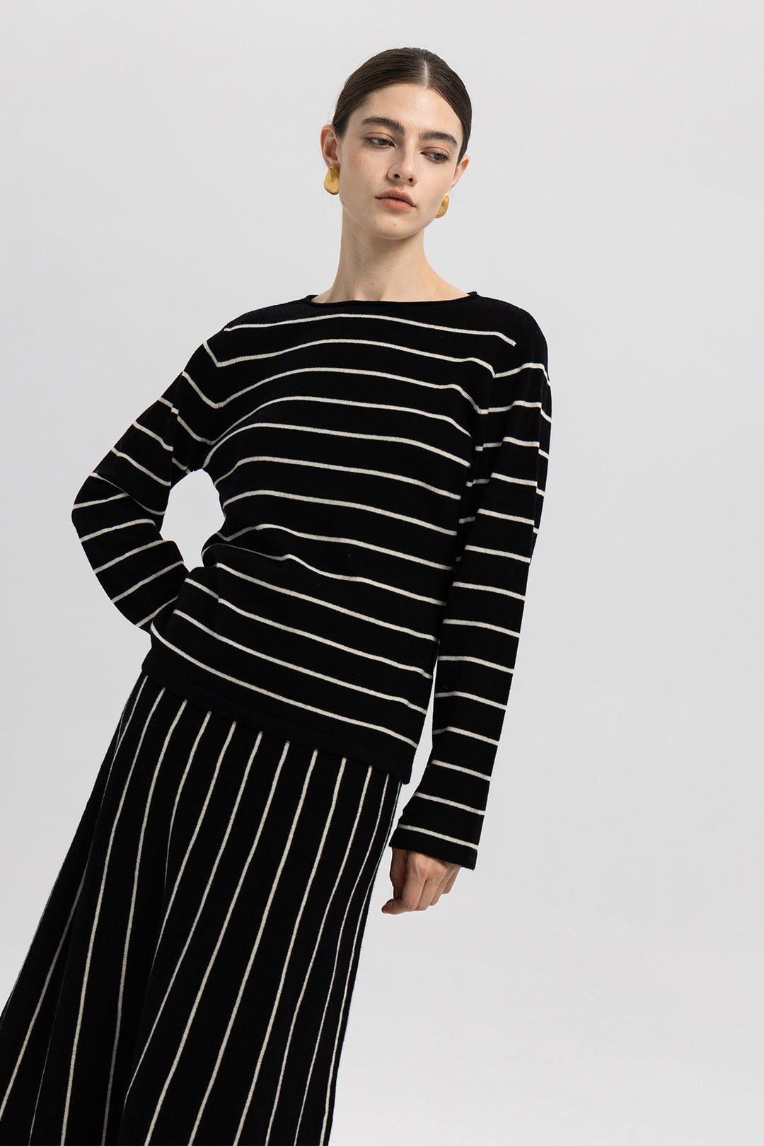 Alba Classic Stripe Wool Set