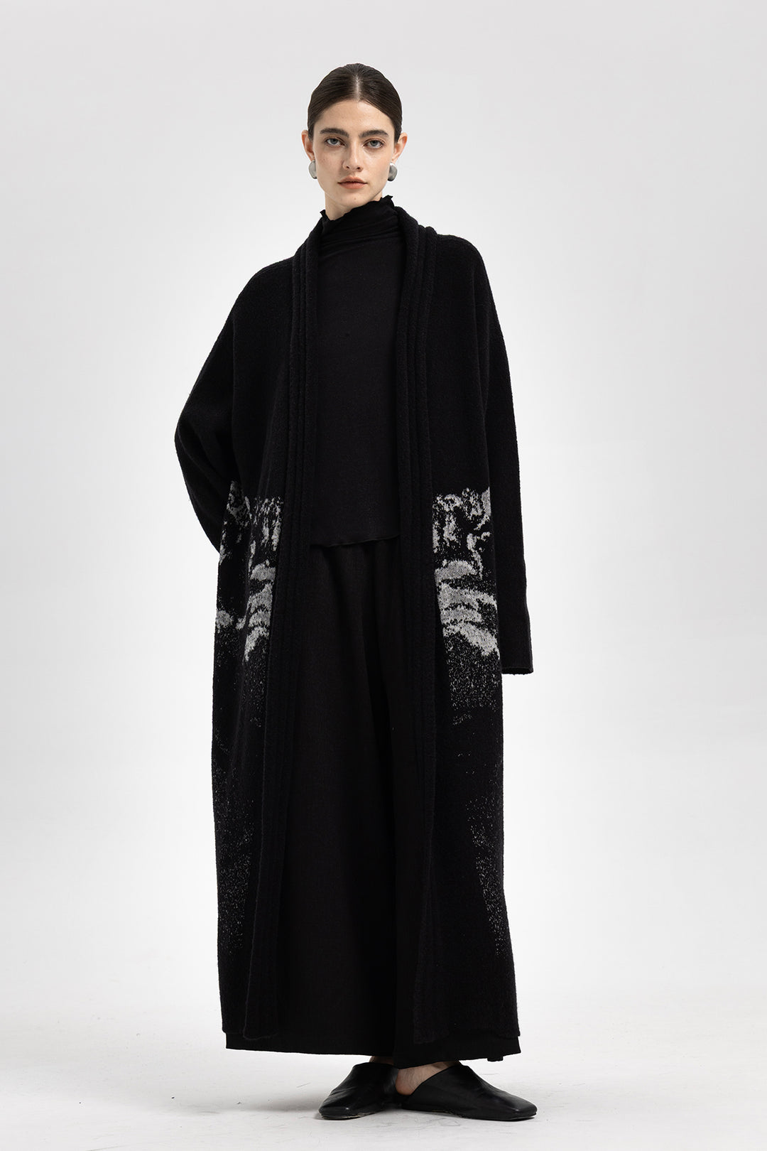 ELISE WOOL DRAPED DUSTER