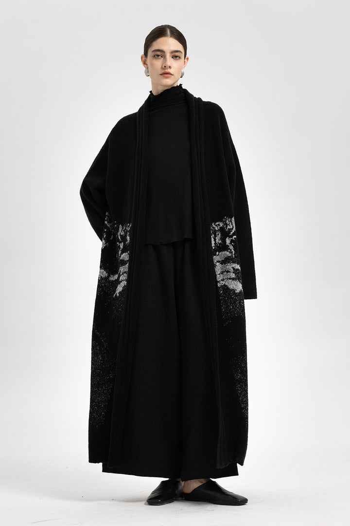 ELISE WOOL DRAPED DUSTER