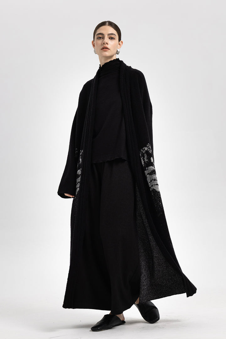 ELISE WOOL DRAPED DUSTER