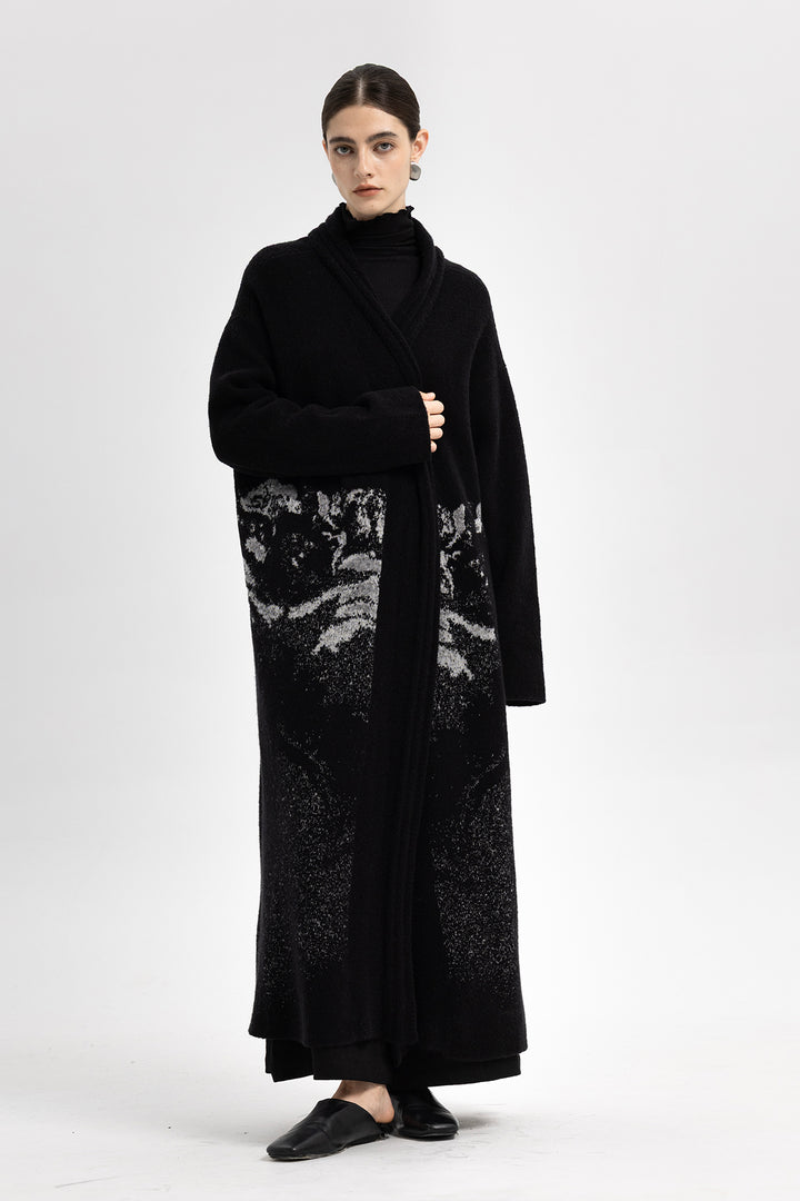 ELISE WOOL DRAPED DUSTER