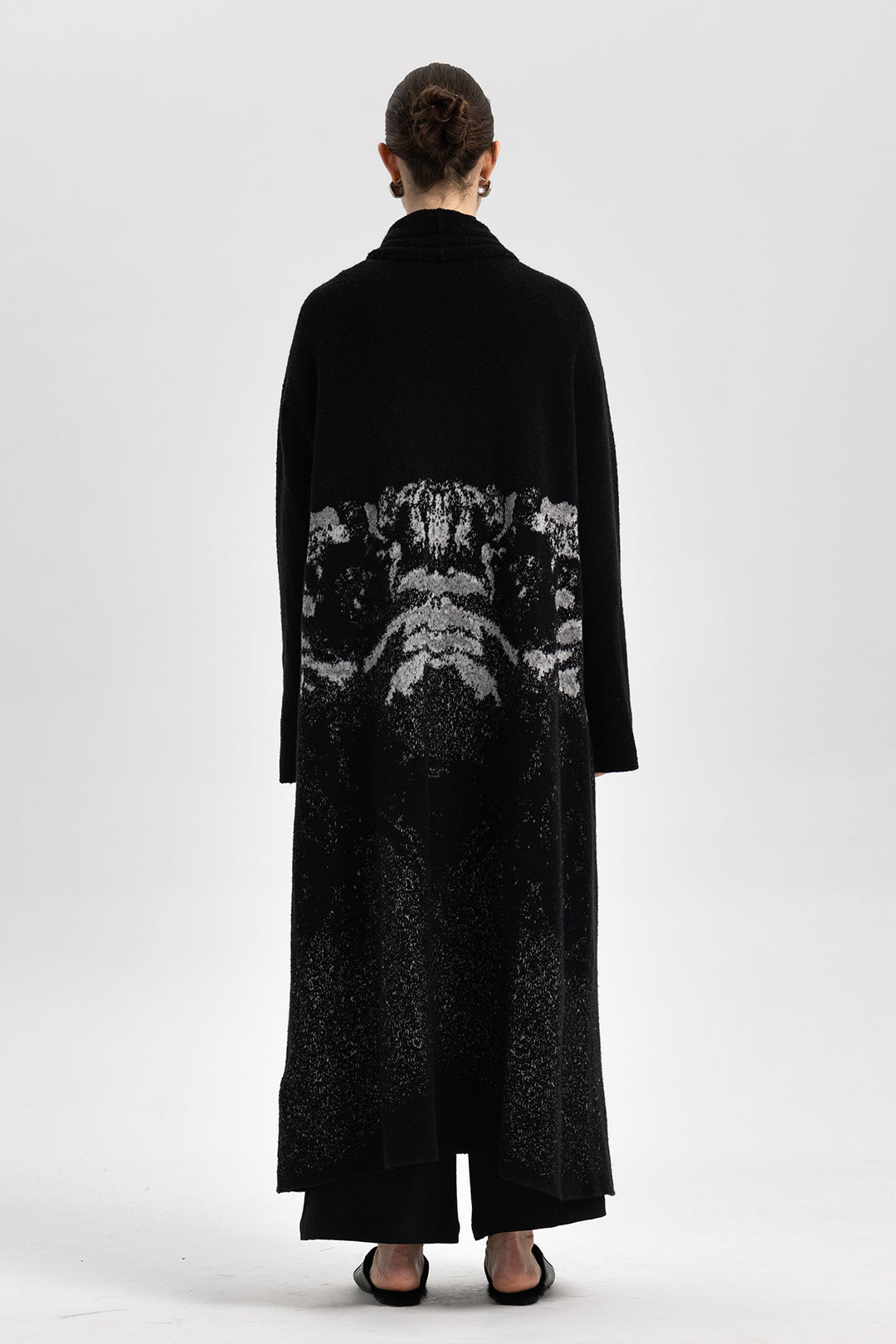 ELISE WOOL DRAPED DUSTER