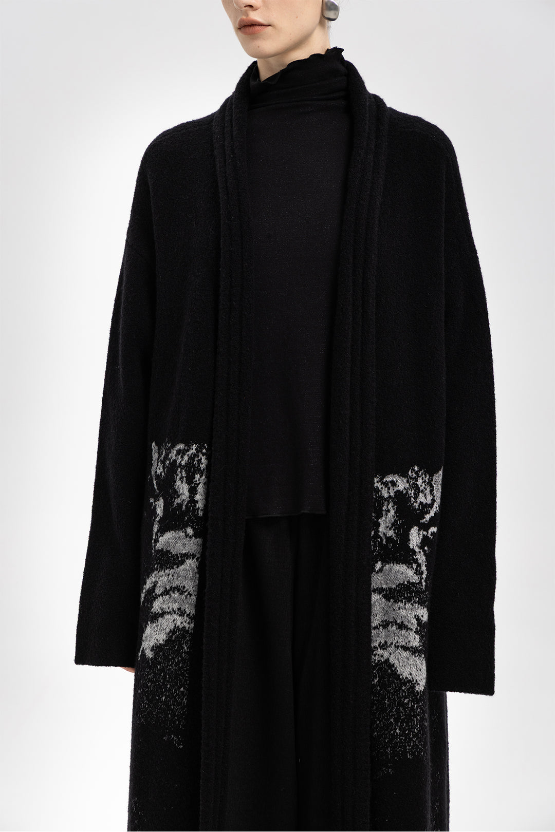 ELISE WOOL DRAPED DUSTER