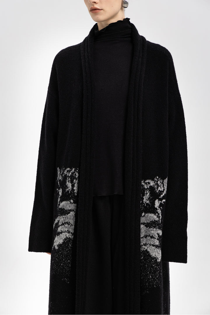 ELISE WOOL DRAPED DUSTER