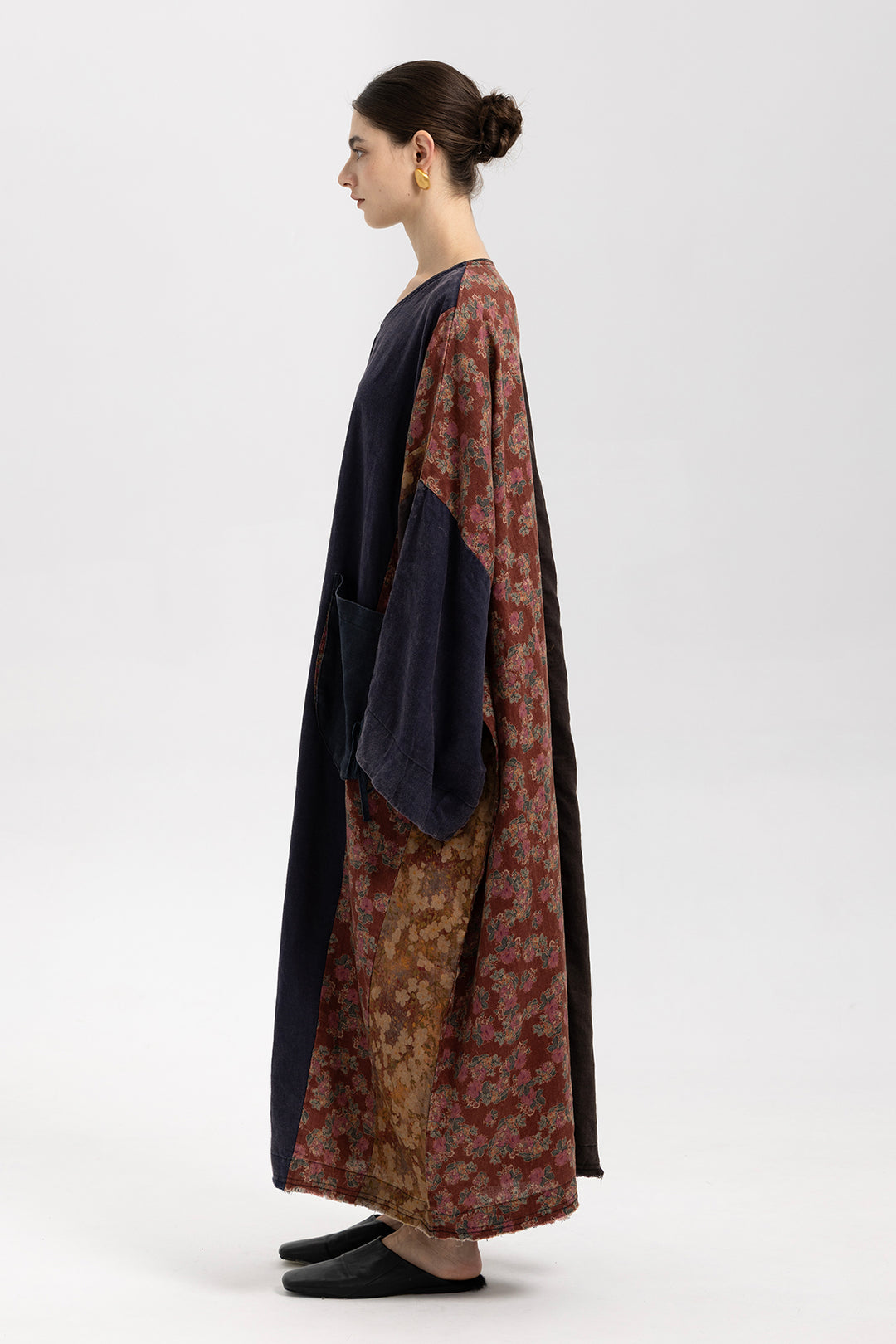 Rhea Bohemian Linen Maxi Dress