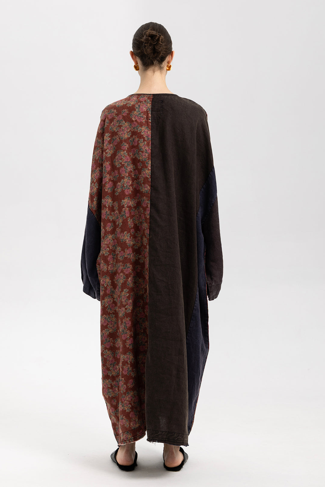 Rhea Bohemian Linen Maxi Dress