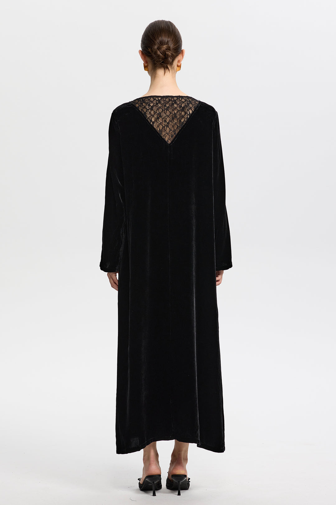 Althea Long Sleeve Velvet Dress