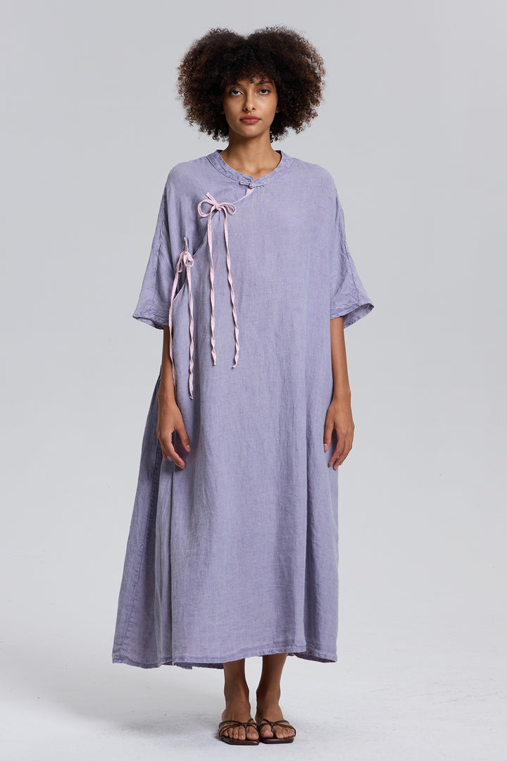 Edda Linen Maxi Dress
