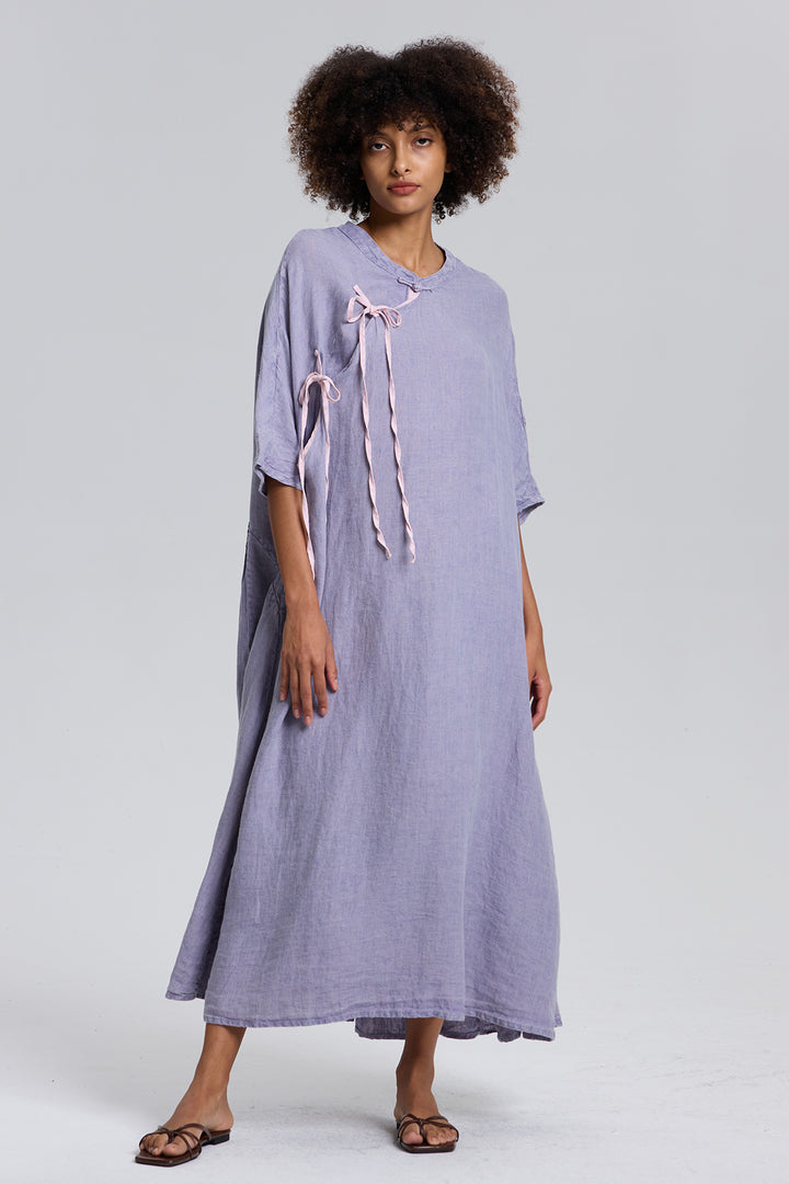 Edda Linen Maxi Dress