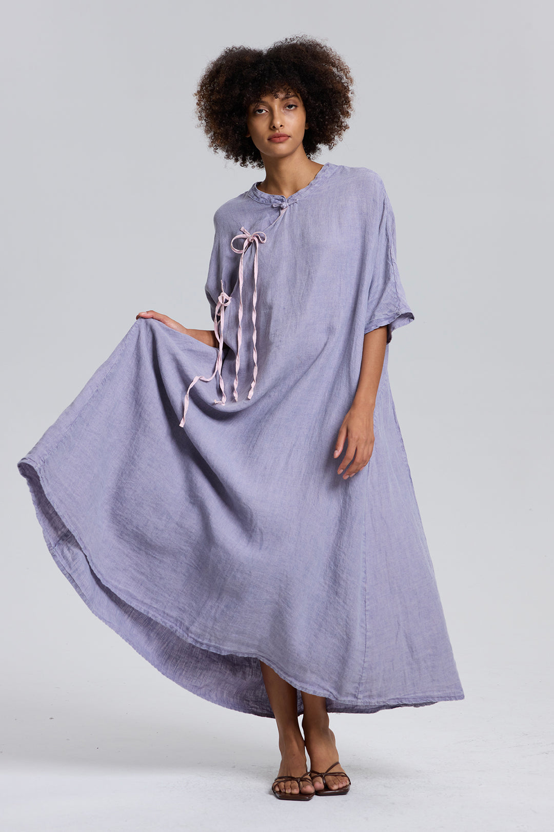 Edda Linen Maxi Dress