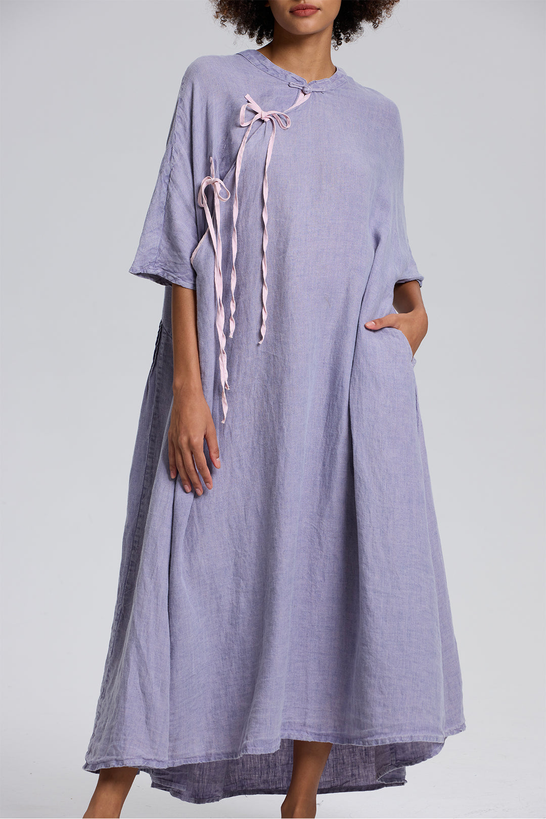 Edda Linen Maxi Dress