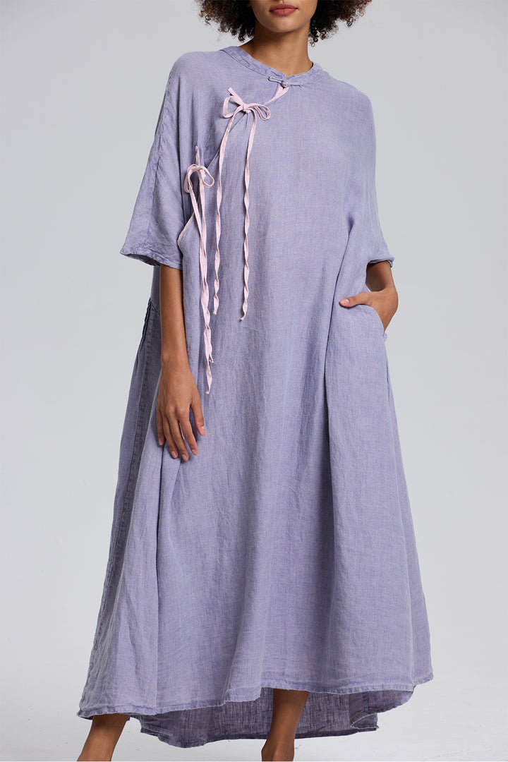 Edda Linen Maxi Dress