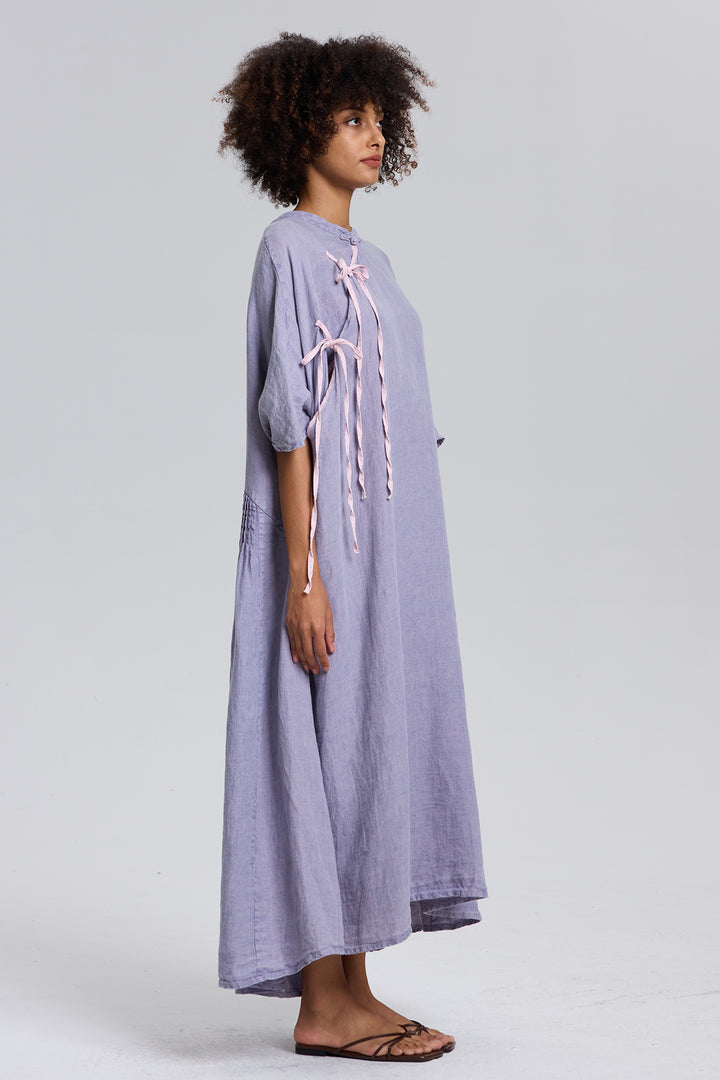 Edda Linen Maxi Dress