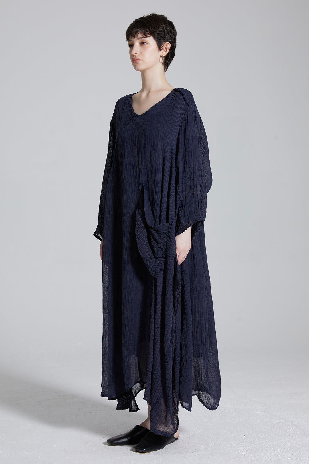 Irena Casual Maxi Linen Dress