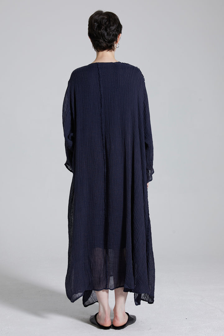 Irena Casual Maxi Linen Dress