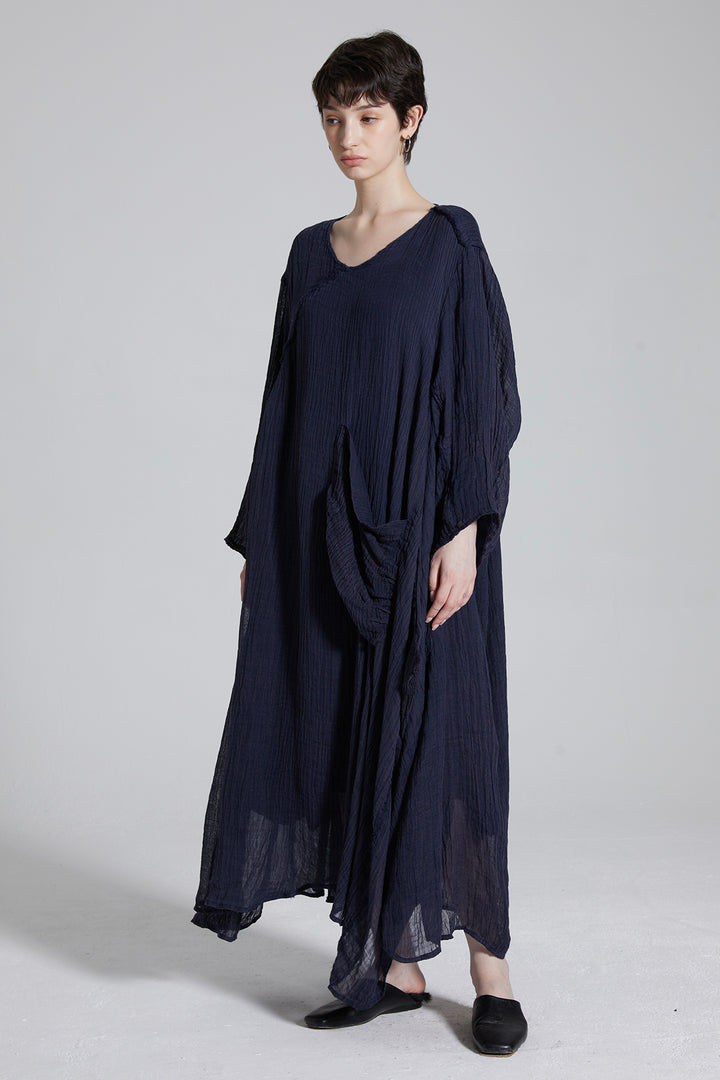 Irena Casual Maxi Linen Dress
