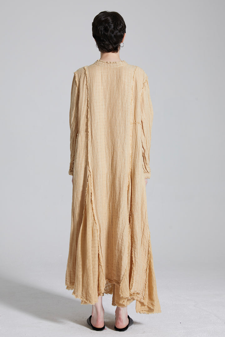 Mitska Linen Maxi Dress