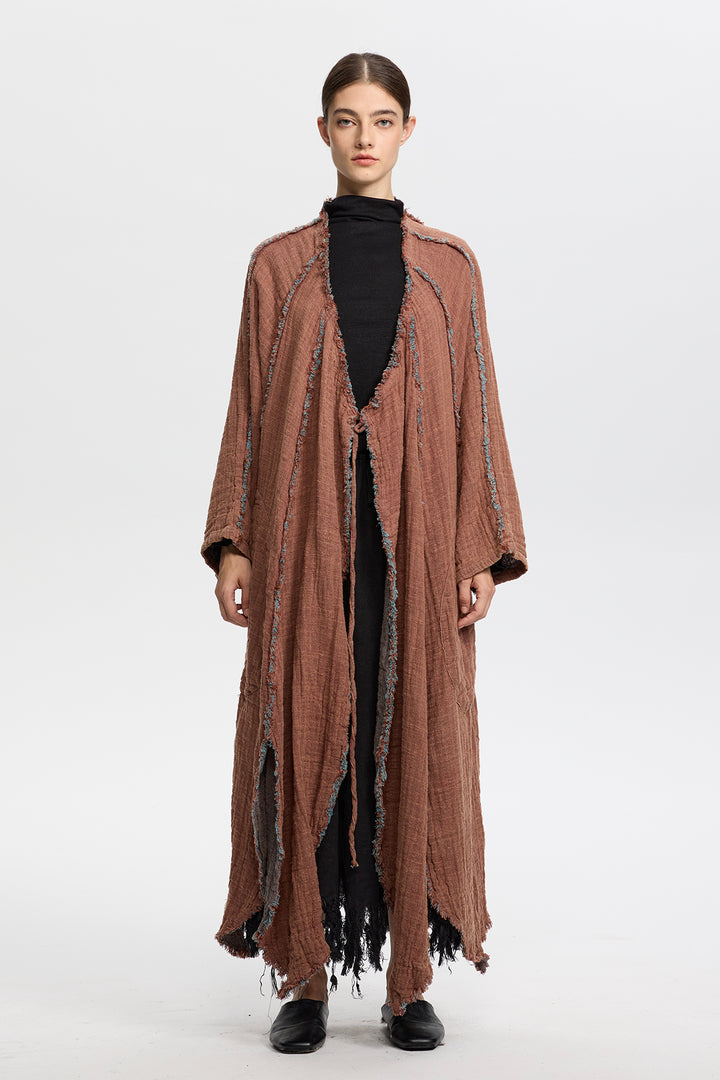 Elora Linen Cardigan Coat