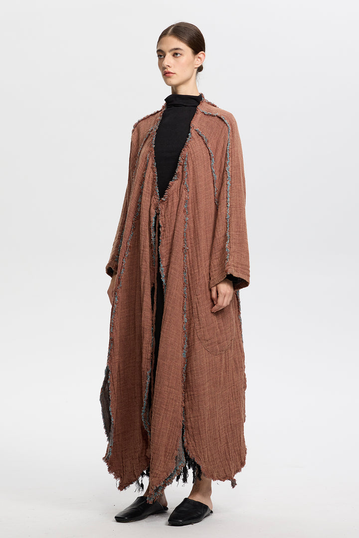 Elora Linen Cardigan Coat