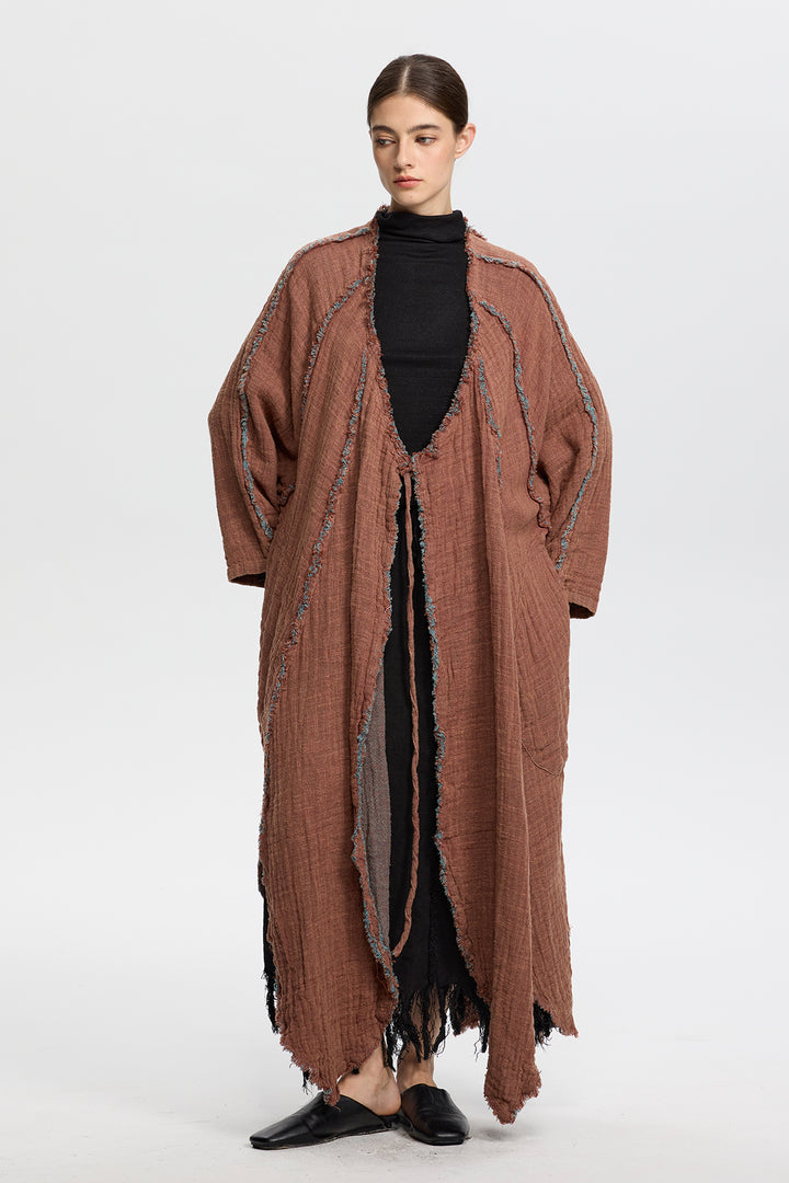 Elora Linen Cardigan Coat