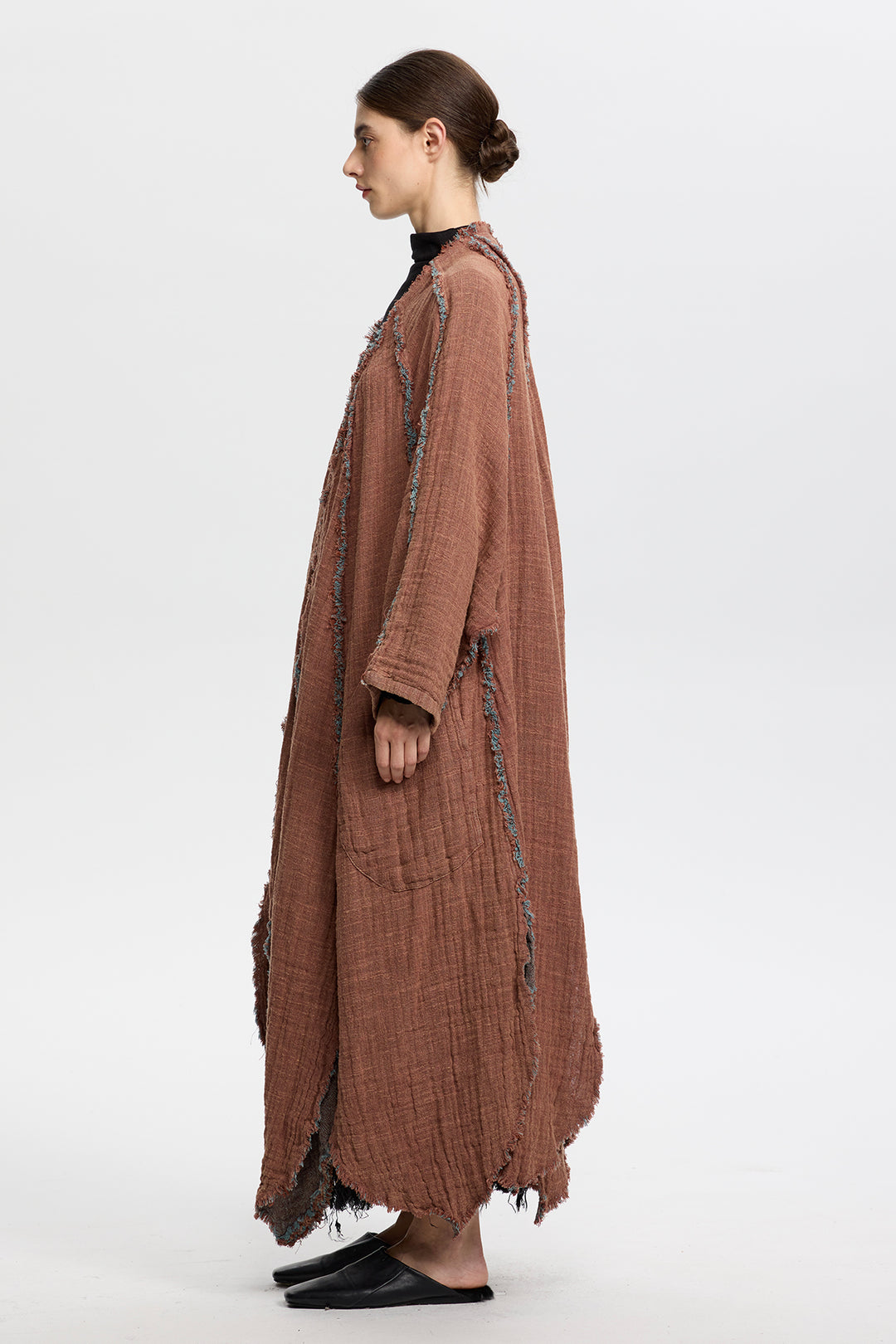 Elora Linen Cardigan Coat