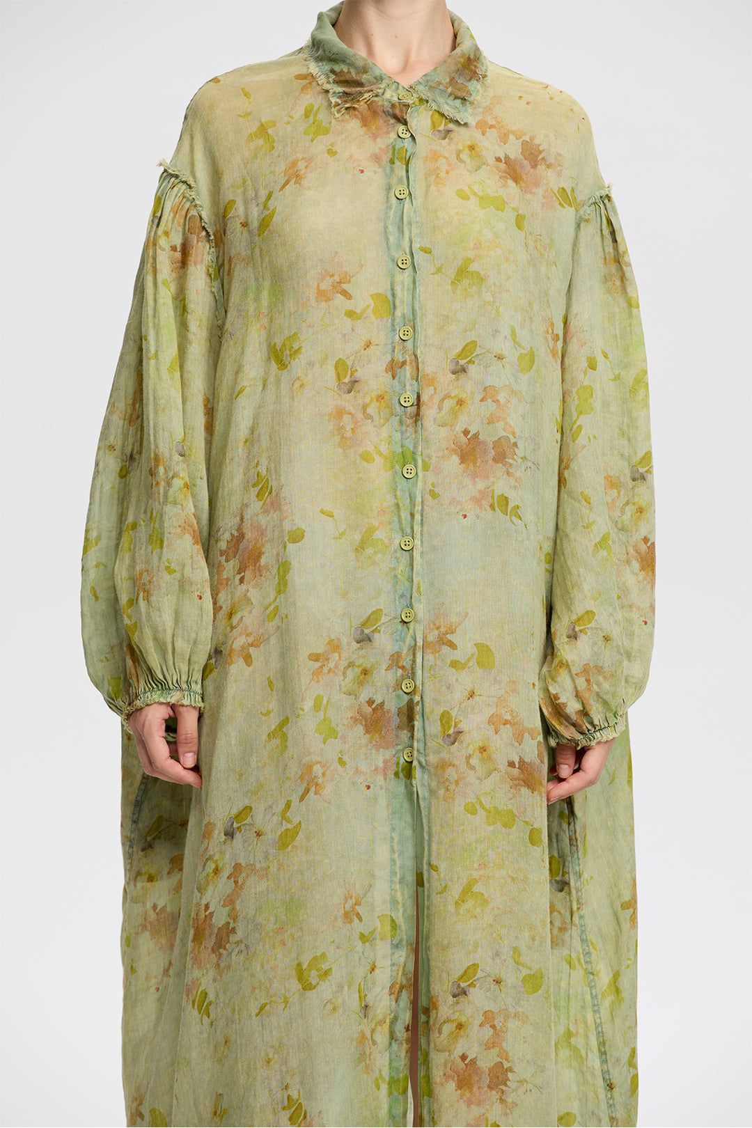 Isolde Linen Shirt Dress