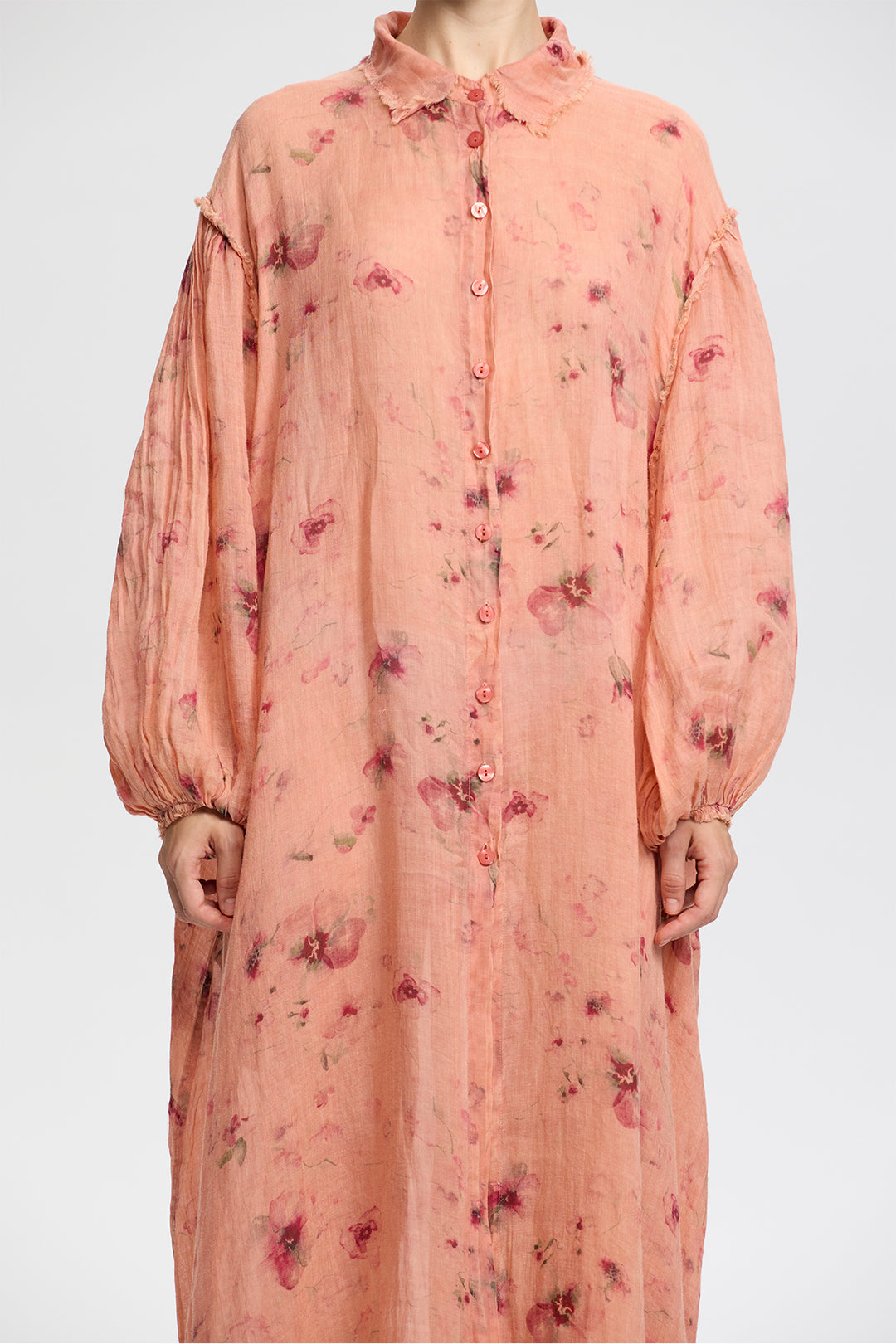 Isolde Linen Shirt Dress