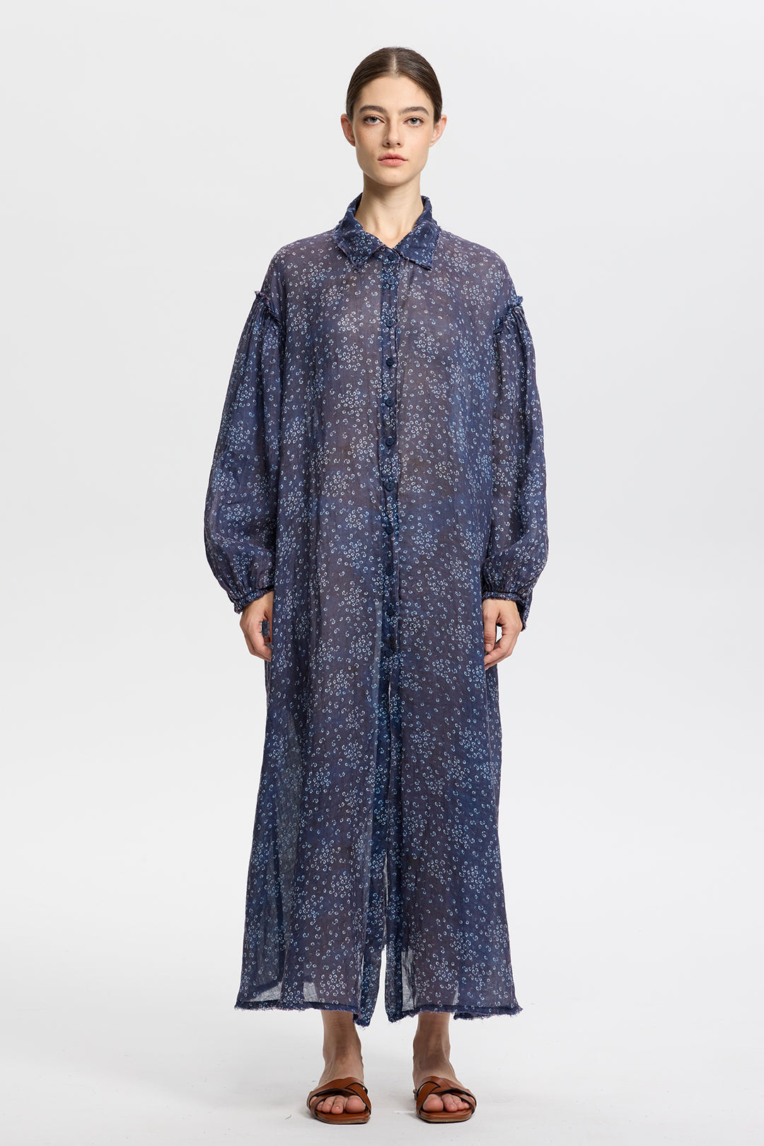 Isolde Linen Shirt Dress