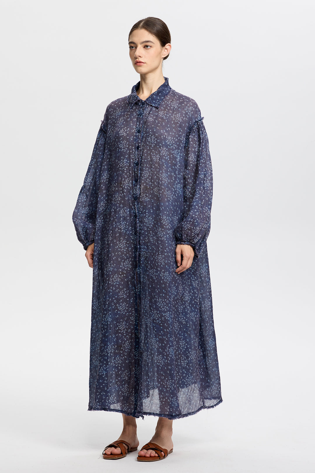 Isolde Linen Shirt Dress